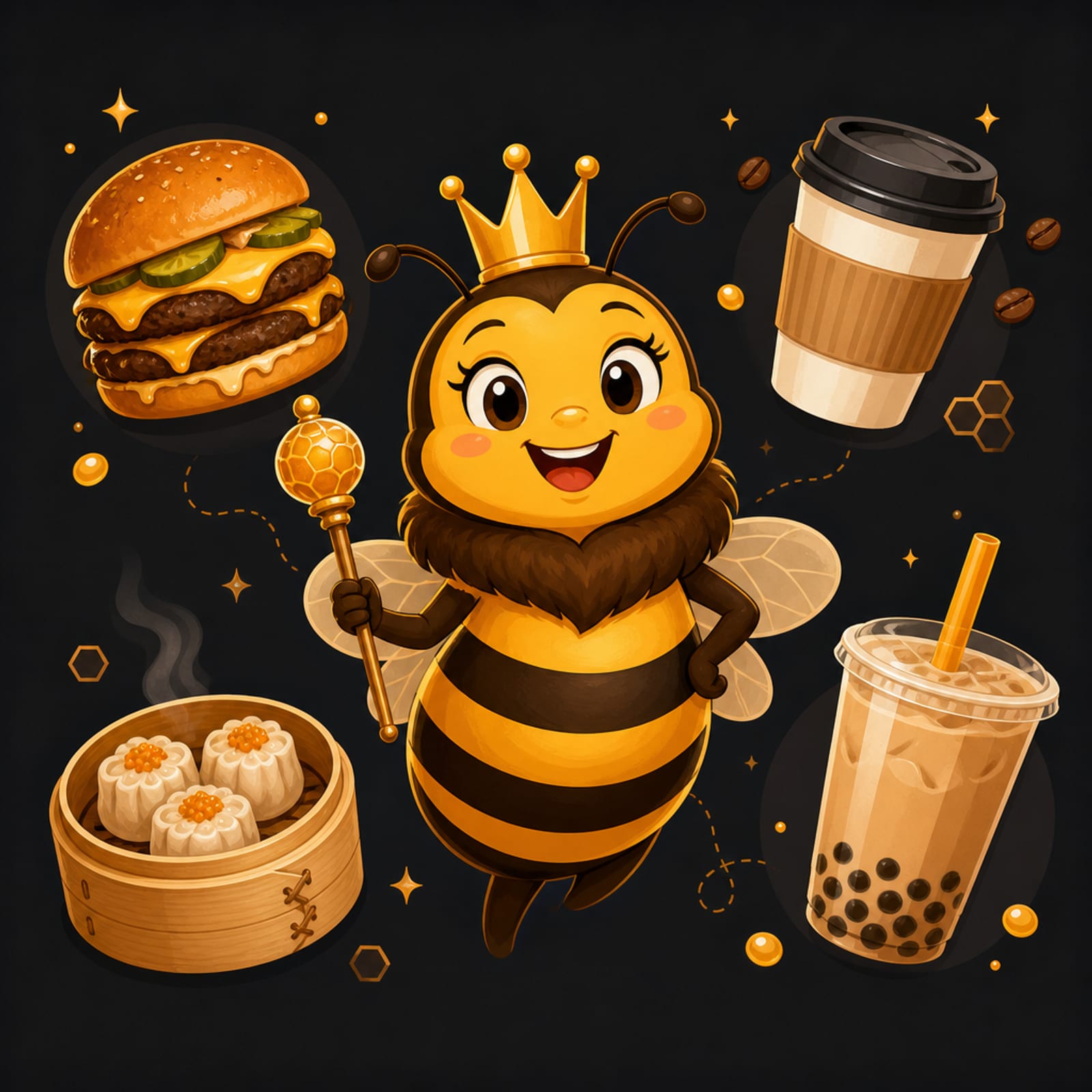 Did you know the bee owns your burger run?