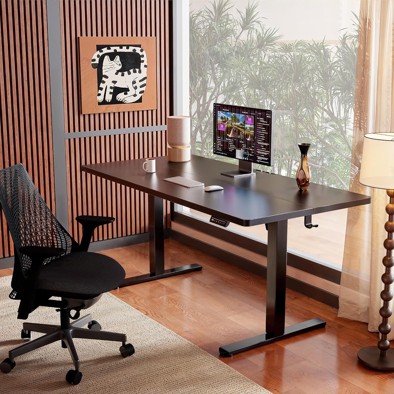 ErGear Electric Standing Desk | 48-Inch Height Adjustable Sit-Stand Desk